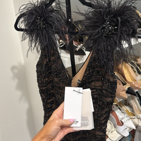 Nadine Merabi JENNA BLACK JUMPSUIT - Picture 3 of 3